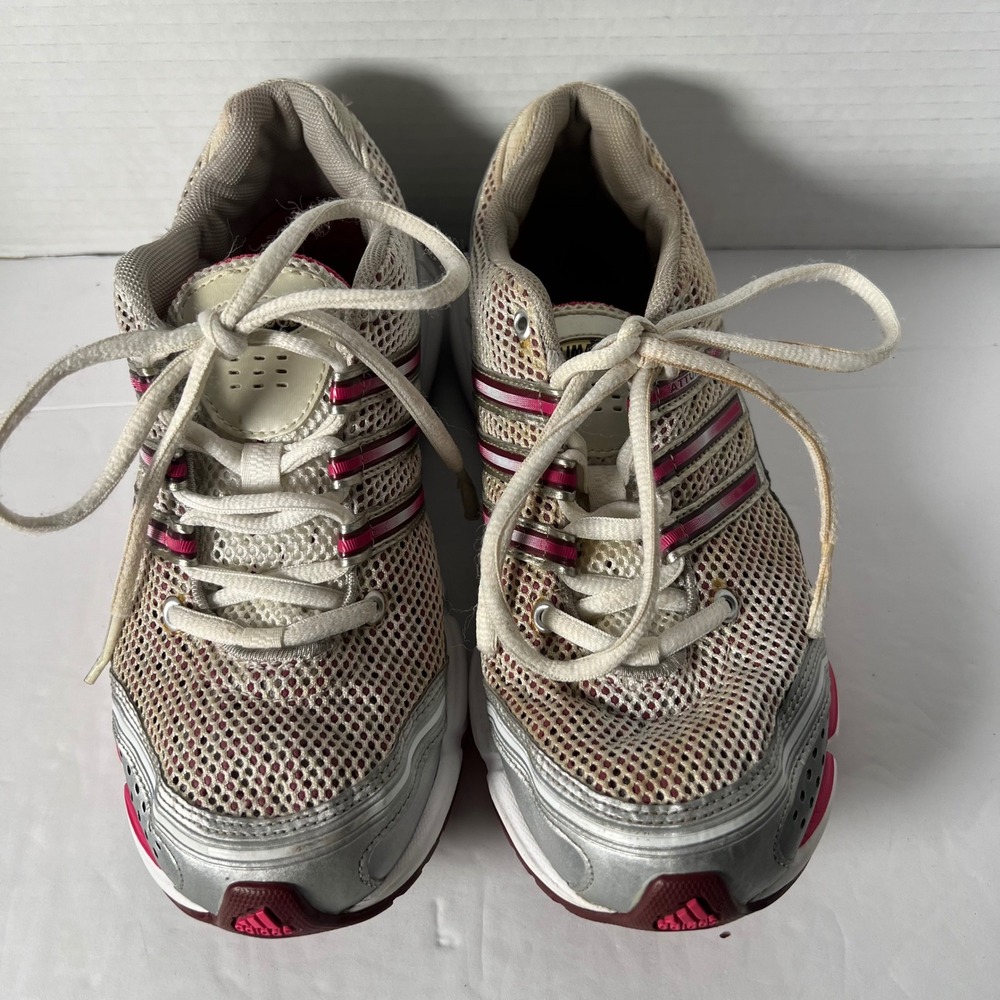 Adidas ClimaCool 2008 Silver Pink White Running Shoes Womens 7 054150 - Picture 3 of 7